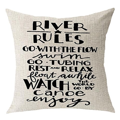 HGOD DESIGNS Family Rules Decorative Throw Pillow Cover Case,Quotes Cotton Linen Outdoor Pillow Cases Square Standard Cushion Covers for Sofa Couch Bed Car 18x18 inch Black HGOD DESIGNS Family Rules Decorative Throw Pillow Cover Case,Quotes Cotton Linen Outdoor Pillow Cases Square Standard Cushion Covers for Sofa Couch Bed Car 18x18 inch Black